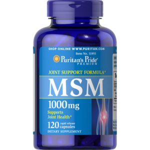 Puritan's Pride MSM 1000 mg, kapsule