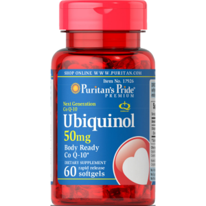 Puritan's Pride Ubiquinol COQ10 50 mg, kapsule