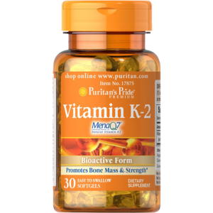 Puritan's Pride Vitamin K-2 (MenaQ7) 50 mcg, kapsule